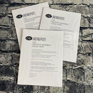 2003 CREATIVE MEMORIES 8x10 Page Protectors Refill 8 x 10  Lot 3 Packs